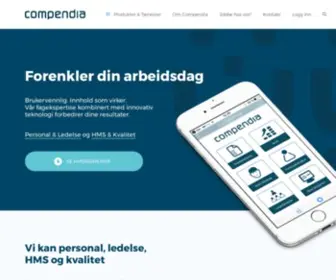 Compendia.no(Vi forbedrer din virksomhet) Screenshot