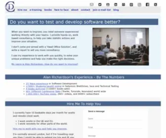 Compendiumdev.co.uk(Software Testing Consultancy) Screenshot
