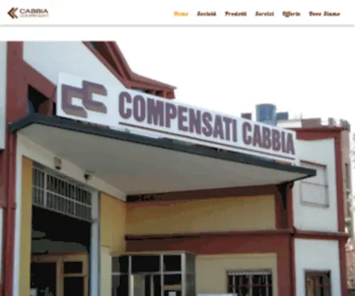 Compensaticabbia.it(COMPENSATI CABBIA S.A.S) Screenshot