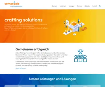 Compeople.eu(Innovative und leistungsstarke Geschäftsanwendungen) Screenshot