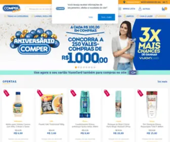 Comperdelivery.com.br(Supermercado Comper) Screenshot