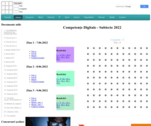 Competentedigitale.ro(Home Tic) Screenshot