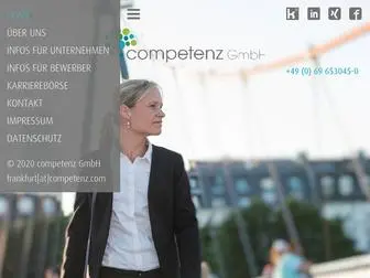 Competenz.com(COMPETENZ GmbH Personaldienstleistungen) Screenshot