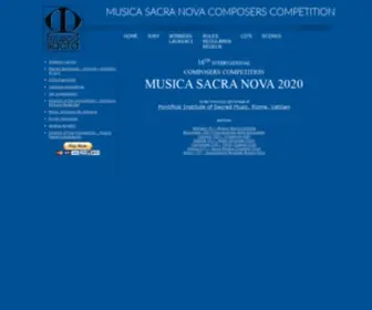 Competition.waw.pl(MUSICA SACRA NOVA COMPOSERS COMPETITION) Screenshot