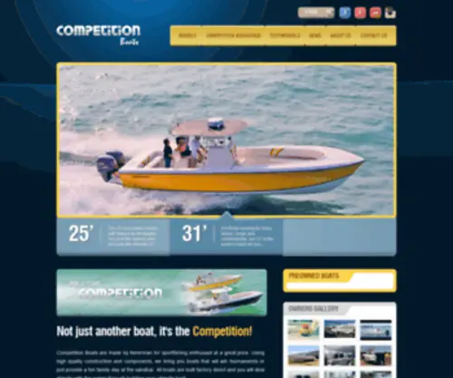 Competitionboats.net(Competition Boats) Screenshot