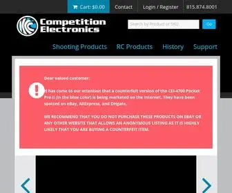 Competitionelectronics.com Screenshot