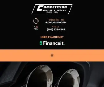 Competitionmuffler.ca(Competition Muffler & ShocksLtd) Screenshot