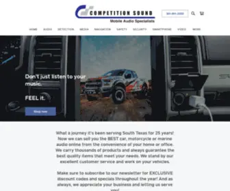 Competitionsound.com(Competition Sound) Screenshot
