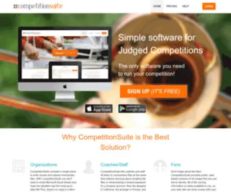 Competitionsuite.com(Tabulation/Scoring, Commentary, and Video for Judged Competitions) Screenshot