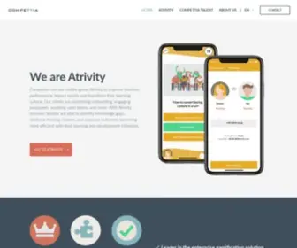Compettia.com(Compettia is Atrivity) Screenshot