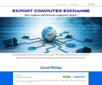 Compexchange.com(Export Computer Exchange) Screenshot