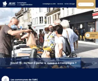 Compiegne.fr(Page d'accueil) Screenshot