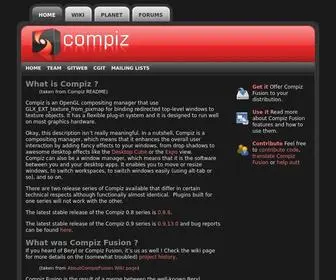 Compiz.org(Compiz Home) Screenshot