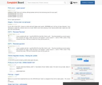 Complaintboard.com(Complaint Board Forum) Screenshot