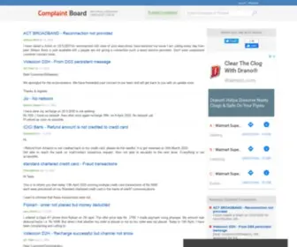 Complaintboard.in(Indian Complaint Board Forum) Screenshot