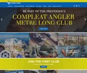 Compleatangler.com.au(Compleat Angler and Flyfisher) Screenshot