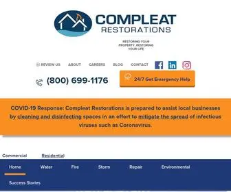 Compleatrestorations.com(Home & Commercial Restoration Services in Lancaster and York) Screenshot