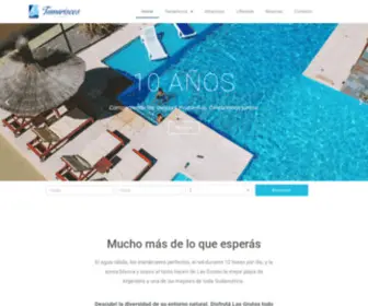 Complejotamariscos.com(Las Grutas) Screenshot