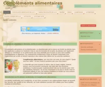 Complements-Alimentaires.co(Compléments alimentaires bienfaits) Screenshot