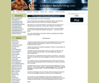 Complete-Bodybuilding.com(Muscle and Fitness) Screenshot