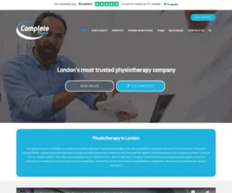 Complete-PHysio.co.uk(London's Most Trusted Physiotherapy Company) Screenshot