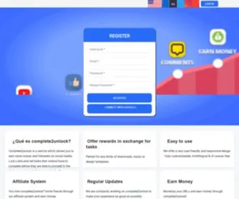 Complete2Unlock.com(Web hosting) Screenshot