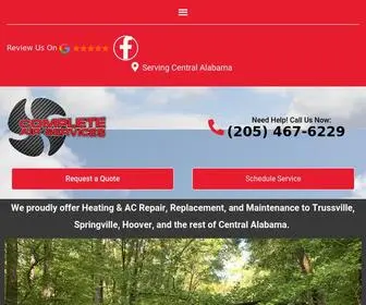 Completeairservicesinc.com(AC Repair Trussville) Screenshot