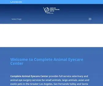 Completeanimaleyecare.com(Complete Animal Eyecare Center) Screenshot