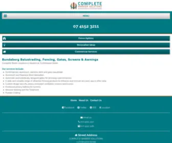 Completebarriersolutions.com.au(Bundaberg Baulustrading) Screenshot