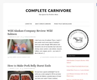 Completecarnivore.com(Complete Carnivore) Screenshot