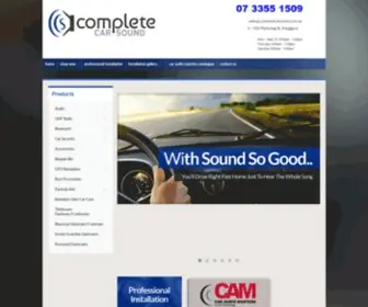 Completecarsound.com.au(Complete Car Sound) Screenshot