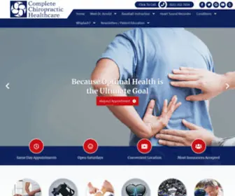 Completechiropractichealthcare.com(Complete Chiropractic Healthcare) Screenshot