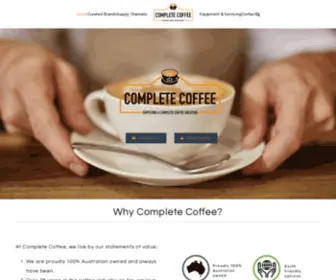 Completecoffee.com.au(Complete Coffee Solutions) Screenshot