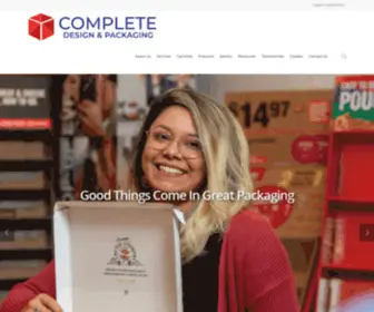 Completedesignpackaging.com(Complete Design & Packaging) Screenshot