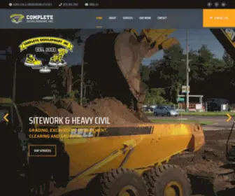 Completedevelopment.com(Site Development and Land Excavators in Tampa) Screenshot