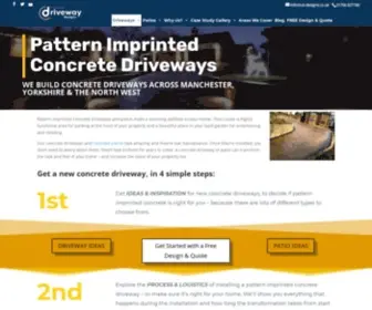 Completedrivewaydesigns.co.uk(Concrete Driveways Manchester) Screenshot