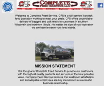 Completefeedservice.com(Completefeedservice) Screenshot