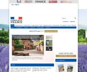 Completefrance.com(French Property and Holiday News) Screenshot