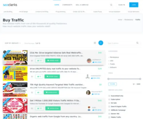 Completeguidetotraffic.com(Buy Website Traffic at an affordable price) Screenshot