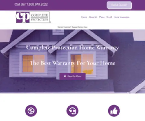 Completehomewarranty.com(Home Warranty Company) Screenshot