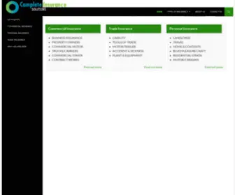 Completeinsurancesolutions.net.au(Complete Insurance Solutions) Screenshot