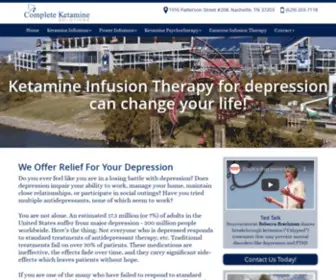 Completeketaminesolutions.com(Nashville Ketamine Infusion Treatment For Depression) Screenshot