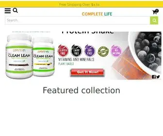 Completelifenutrition.org(High Quality Vitamins and Supplements) Screenshot