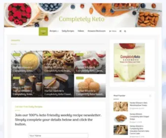 Completelyketo.com(Simpler Keto Recipes and recommended products for a ketogenic diet) Screenshot