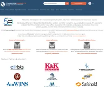 Completemarkets.com(Where insurance goes to network) Screenshot
