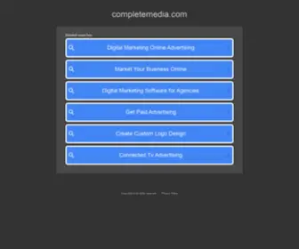 Completemedia.com(High Definition Video Encoding Duplication Post Production Services) Screenshot