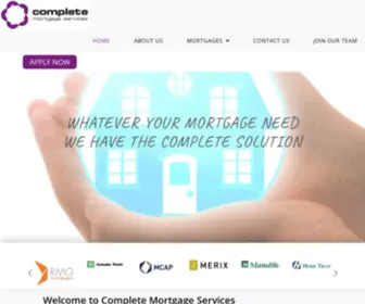 Completemortgageservices.com(Whatever your mortgage need) Screenshot