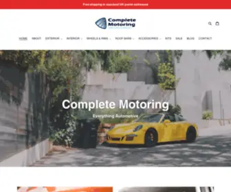 Completemotoring.com(Everything Automotive) Screenshot