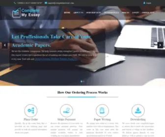 Completemyessay.com(A custom writing website for essays) Screenshot