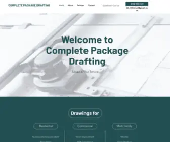 Completepackagedrafting.com(Complete Package Drafting) Screenshot